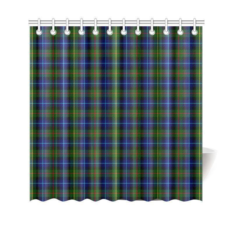 Smith Modern Tartan Shower Curtain