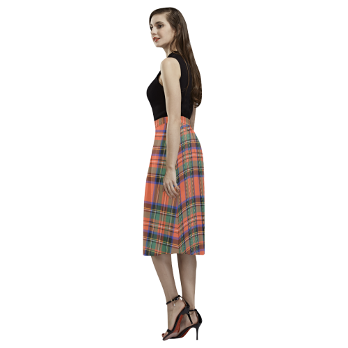 Stewart Royal Ancient Tartan Aoede Crepe Skirt