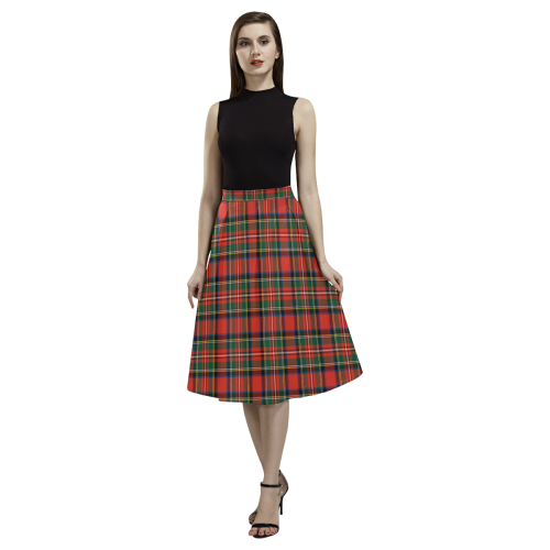 Stewart Royal Modern Tartan Aoede Crepe Skirt