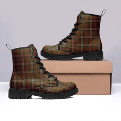 Scott Brown Modern Tartan Leather Boots