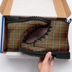 Scott Brown Modern Tartan Leather Boots