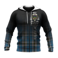 Thomson Dress Blue Tartan Hoodie - Alba Celtic Style