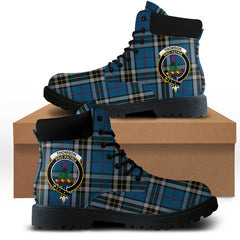 Thomson Dress Blue Tartan All Season Boots