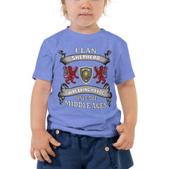 Shepherd Family Tartan - 2D T-shirt for Kids