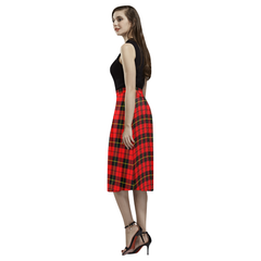 Wallace Hunting – Red Tartan Aoede Crepe Skirt
