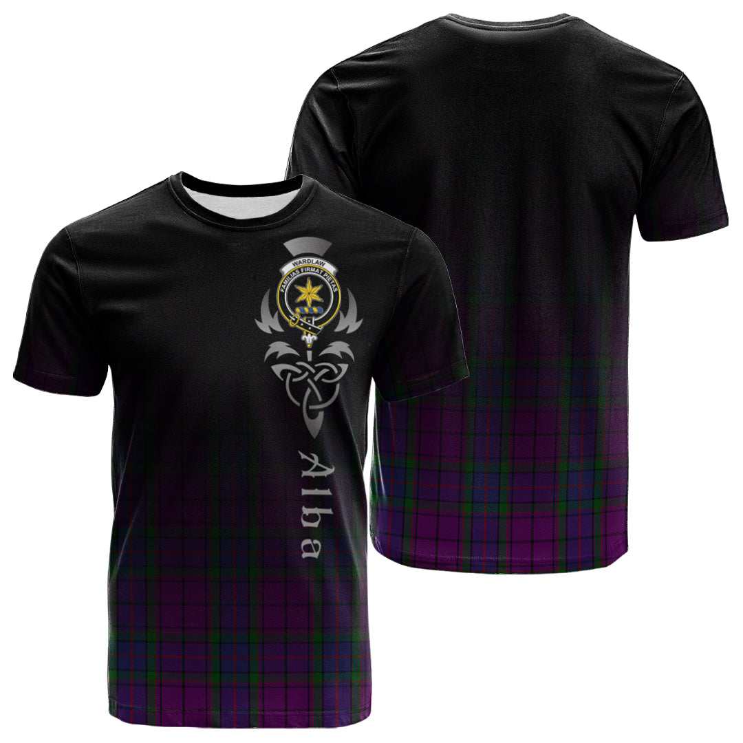 Wardlaw Tartan Crest T-shirt - Alba Celtic Style