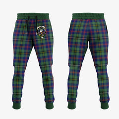 Wood Modern Tartan Crest Jogger Sweatpants